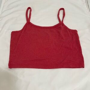 Kat Stratford 90s / Y2K red crop top / tank top